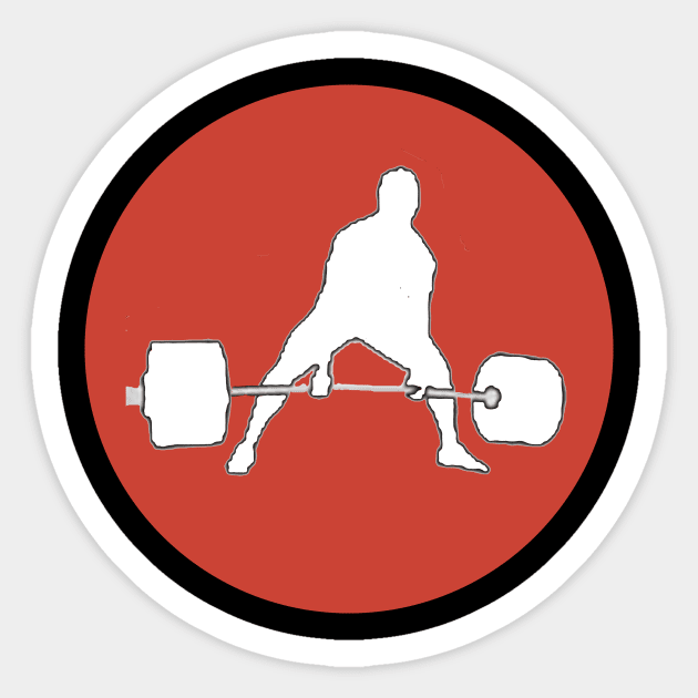 Team Deadlift Sticker by BruisedBicepsApparel